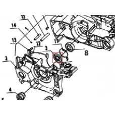 Simering motoferastrau DAC 456/506, pozitia A03, cod ps455-a03
