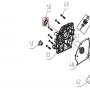 Simering motor motocultor RURIS 731K, pozitia 50, cod ps731k-3-50