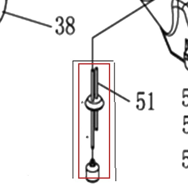 Sistem alimentare motoburghiu RURIS TT14, pozitia 51 pe plansa