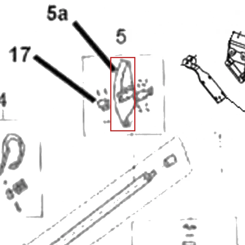Sort protectie motocoasa RURIS DAC 210, pozitia 5a pe plansa