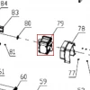 Stator fierastrau electric DAC 316E, pozitia 79 pe plansa