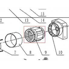 Stator generator curent RURIS R-Power GE 5000, pozitia 9, cod psrp5000-2-9