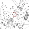 Supapa admisie generator curent RURIS R-Power GE 1000, pozitia 90 pe plansa