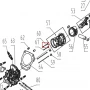 Supapa evacuare motor motocultor RURIS 731K, pozitia 60, cod ps731k-3-60