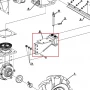 Suport accesorii motocultor RURIS 918, pozitia 30, cod ps918-1-30