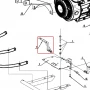 Suport aripa fata dreapta motocultor RURIS 918, pozitia 3, cod ps918-1-3