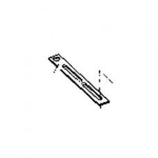 Suport aripa stanga RURIS 731K motosapa, piesa motocultor, plansa 1 pozitia 54, cod ps731-1-54