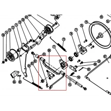 Suport disc frictiune freza zapada RURIS Everest 804, pozitia 80, cod ps804-3-80