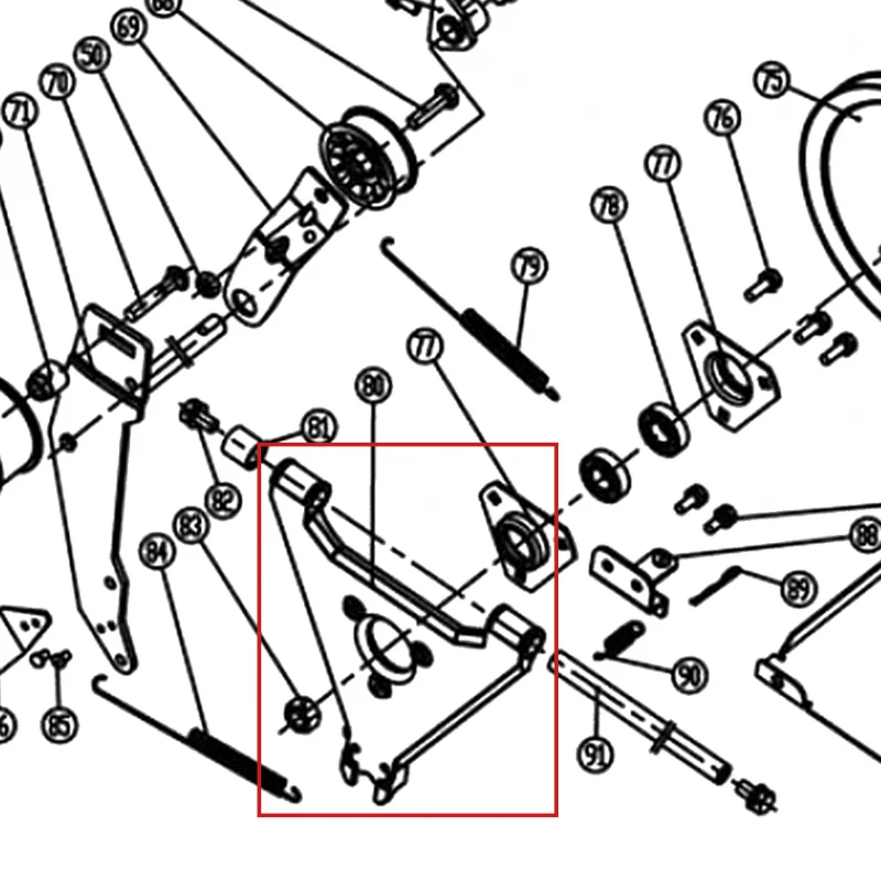 Suport disc frictiune freza zapada RURIS Everest 804, pozitia 80 pe plansa