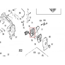 Suport filtru aer motoferastrau RURIS 142, pozitia 76, cod ps141-1-76