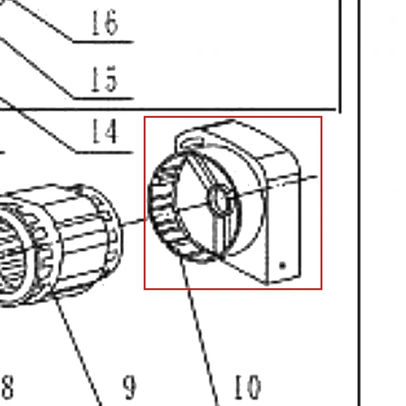 Suport superior generator curent RURIS R-Power GE 5000, pozitia 10 pe plansa
