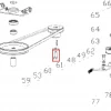 Surub 5/16UNF24 RURIS DAC 777K motocositoare, pozitia 60 plansa 3 a masinii