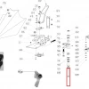 Surub m14x100 RURIS DAC 777K motocositoare, pozitia 109 plansa 4 a masinii