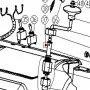 Surub M4x6 freza zapada RURIS Everest 603, pozitia 37, cod ps603-4-37