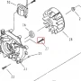 Surub M5x30 motoburghiu RURIS TT10, pozitia 27, cod pstt10-1-27