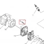 Surub M5x50 motoburghiu RURIS TT10, pozitia 74, cod pstt10-1-74
