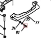 Surub M6x25 atomizor RURIS A103, pozitia 81 plansa 2