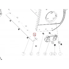 Surub M8x16 freza de zapada RURIS Retezat 620, plansa 2 pozitia 6, cod ps620-2-06