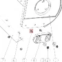 Surub M8x20 freza de zapada RURIS Retezat 620, plansa 2 pozitia 5, cod ps620-2-05