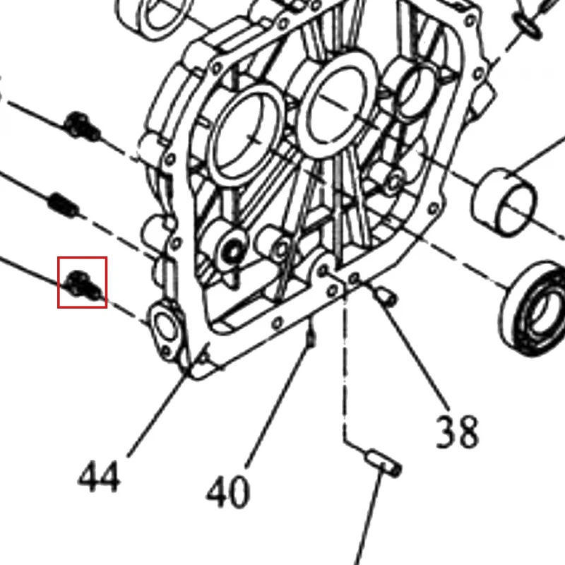 Surub M8x33.5 motosapa RURIS 650/651KSD, pozitia 43 pe plansa