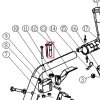 Surub M8x35 RURIS Everest 603 freza zapada, pozitia 12 plansa 4