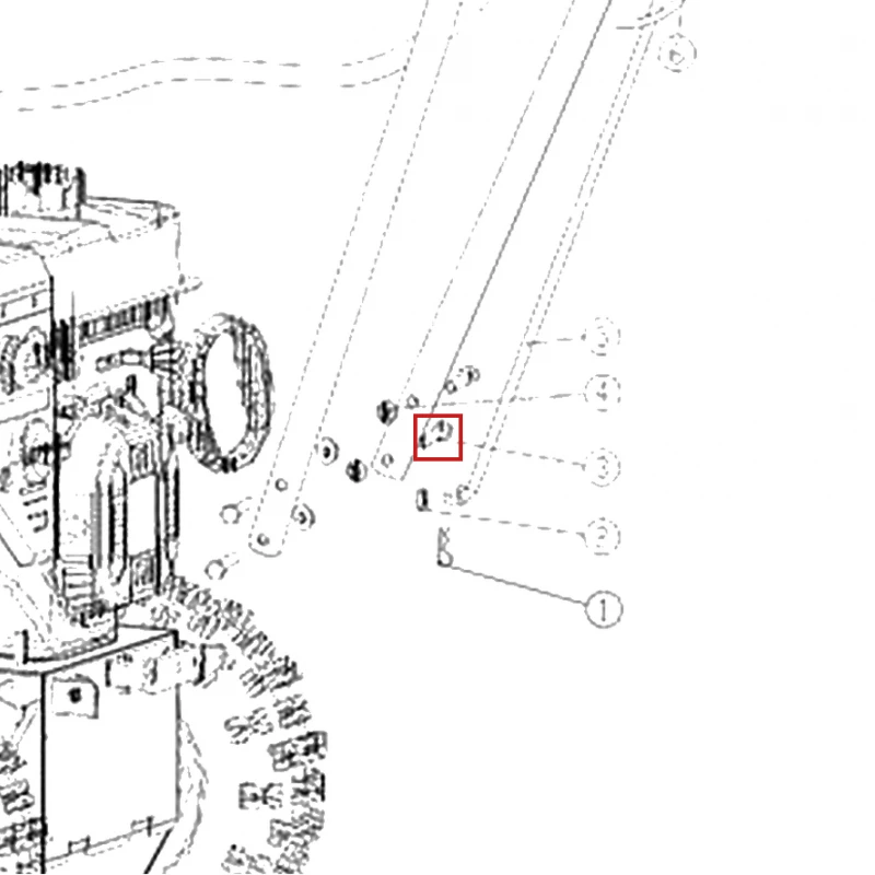 Surub M8x50 freza de zapada RURIS Retezat 620, pozitia 3 plansa 1