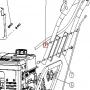 Surub M8x75 freza zapada RURIS Himalaya 602, pozitia 8, cod ps602-2-08