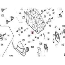 Surub motoferastrau RURIS 142, pozitia 50, cod ps141-1-50