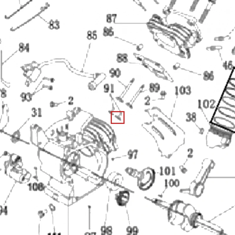 Tachet generator curent RURIS R-Power GE 1000, pozitia 91 pe plansa