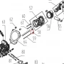 Tachet motor motocultor RURIS 731K, pozitia 58, cod ps731k-3-58