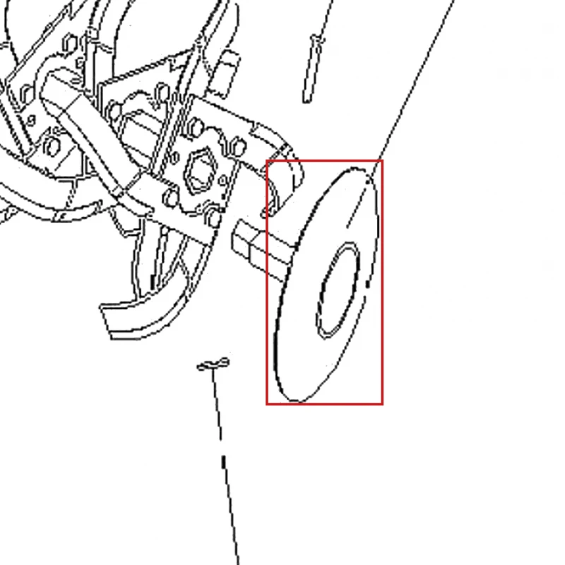 Taler motosapa RURIS 1001KSD, pozitia 1 pe plansa