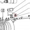 Termostat 1 aeroterma RURIS Vulcano 900, pozitia 15 pe plansa