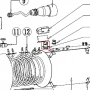 Termostat 2 aeroterma RURIS Vulcano 900, pozitia 16, cod psvlc900-16