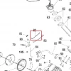 Tija acceleratie generator curent RURIS R-Power GE 1000, pozitia 82 pe plansa
