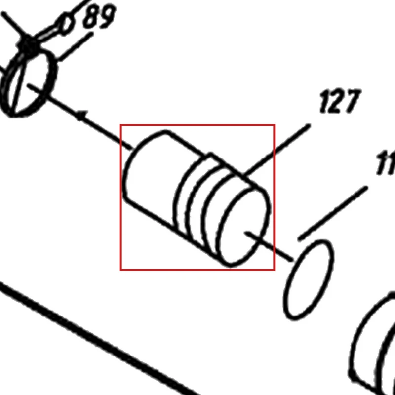 Tub conector atomizor RURIS A103, pozitia 127 plansa 2