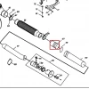 Tub conector atomizor RURIS A103, pozitia 127 plansa 2