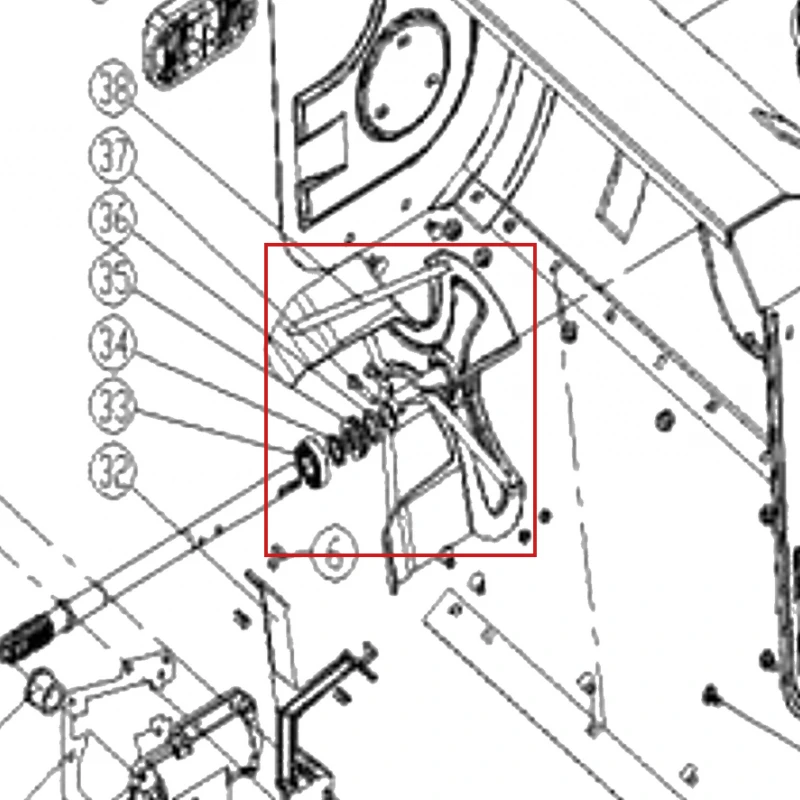Turbina freza zapada RURIS Everest 603, pozitia 38 pe plansa