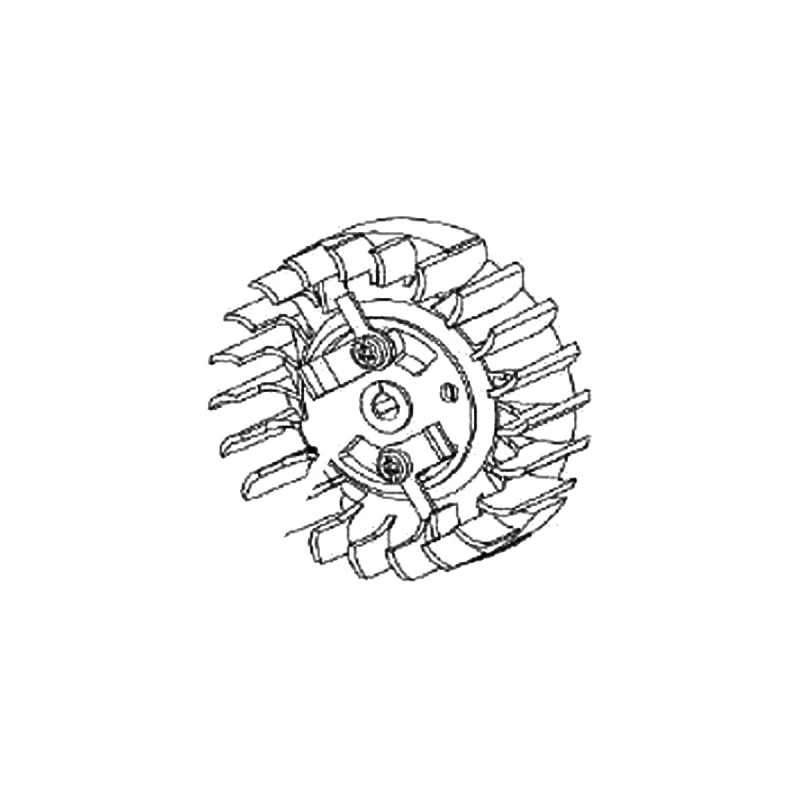 Volanta clichet metal motoferastrau RURIS 367/492/512, pozitia B16 pe plansa