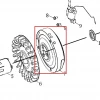 Volanta motor FC192 RURIS, pozitia 7 pe plansa