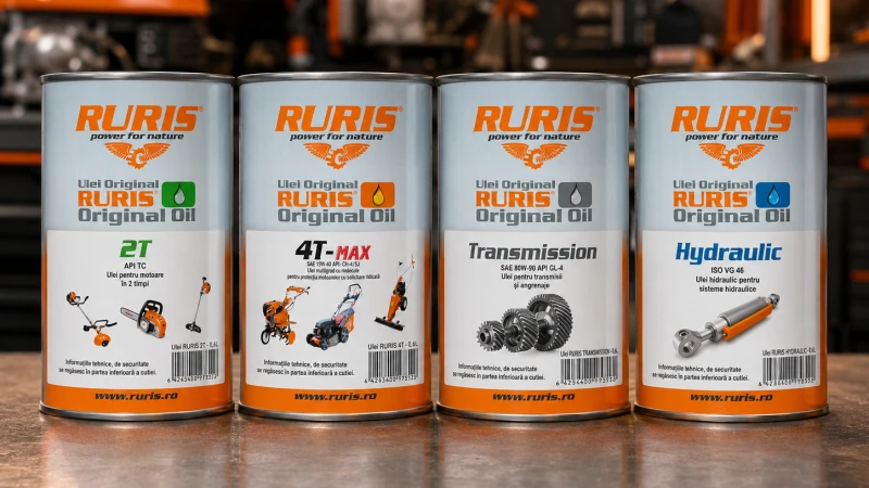 Tipuri de Ulei RURIS: Ghid pe Fiecare Utilaj